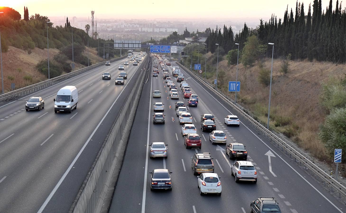 Primera experiencia del carril Bus-VAO en la A-49